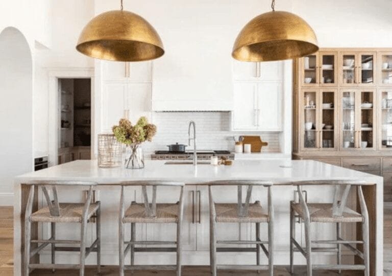 brass pendant light