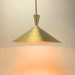 Cone Brass Ceiling Light