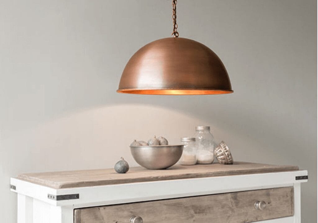 Copper Pendant Light