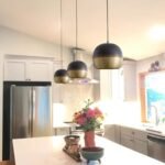 burnished globe light