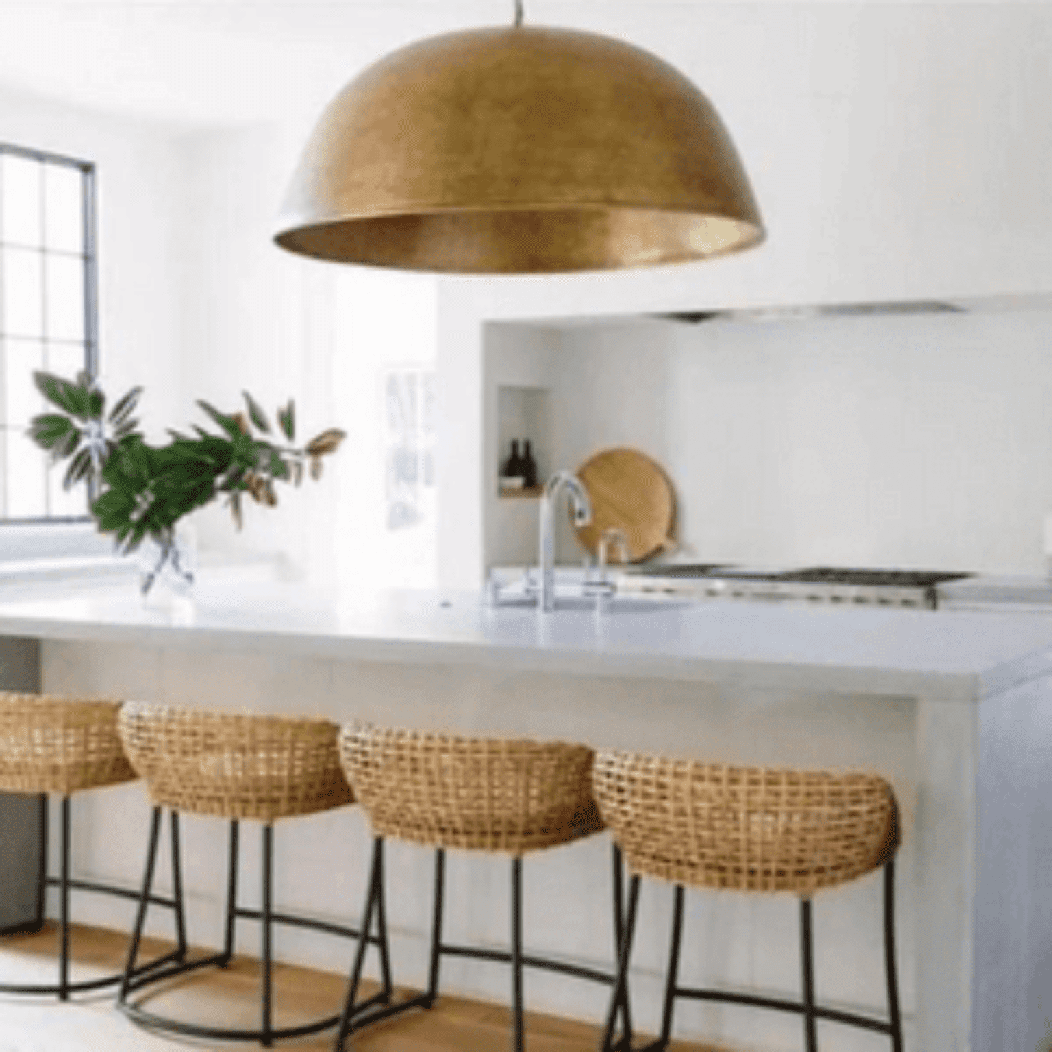 Luxury Brass Globe Pendant Light For Bedroom & kitchen