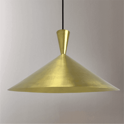 Cone Brass Ceiling Light