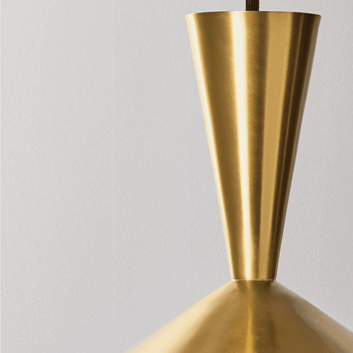 brass ceiling light