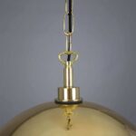 brushed brass ceiling light details