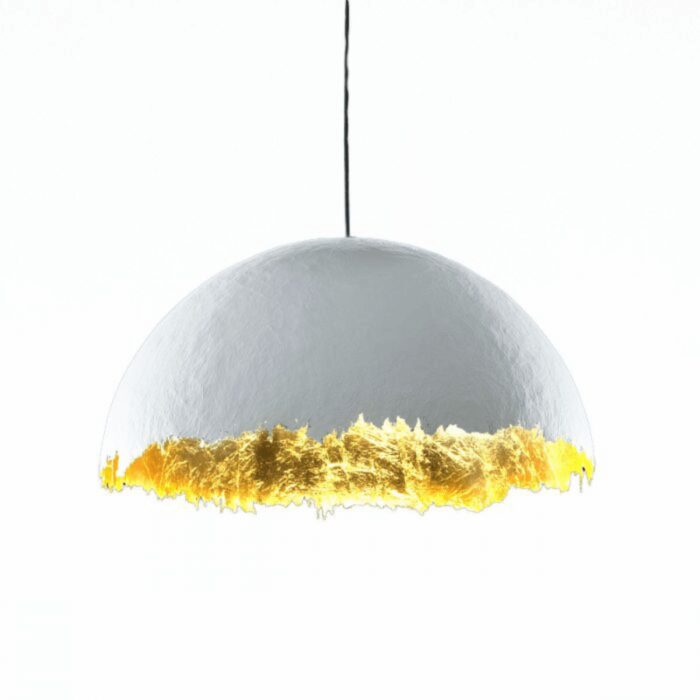 White Pendant light With Gold