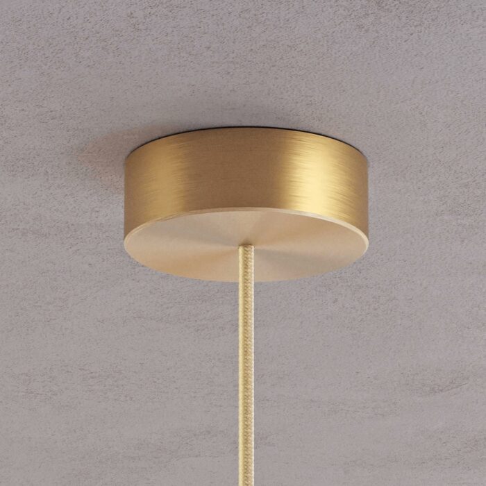 Brass LED pendant light