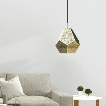 Geometric Moroccan Light Fixture