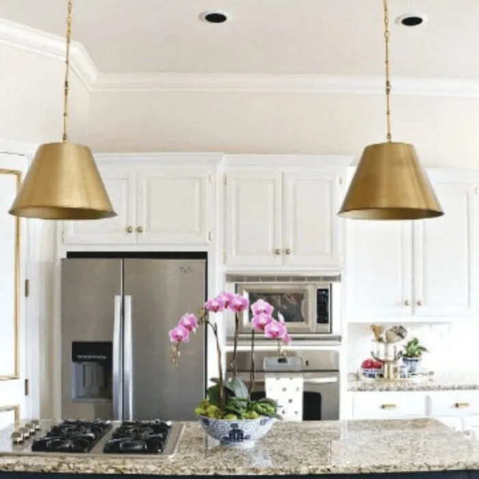 Brass Cone Pendant Lights