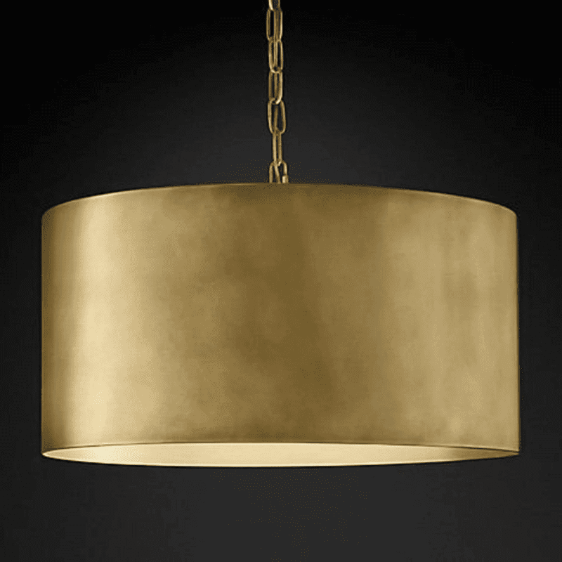1# Gold Drum Pendant Light Shade - Excellent Choice
