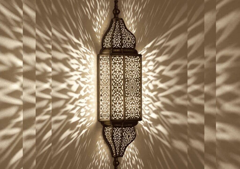 Moroccan Brass Wall Sconce