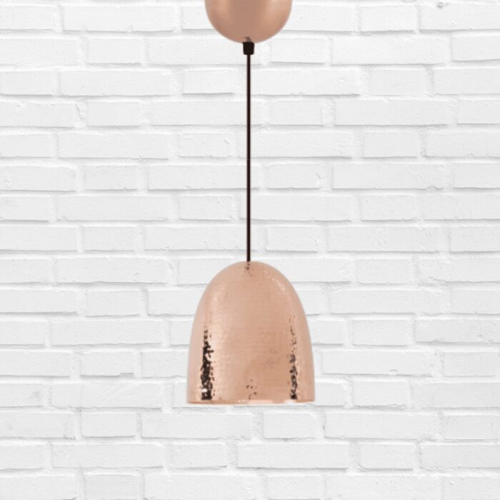 Copper Oval Ceiling light 1