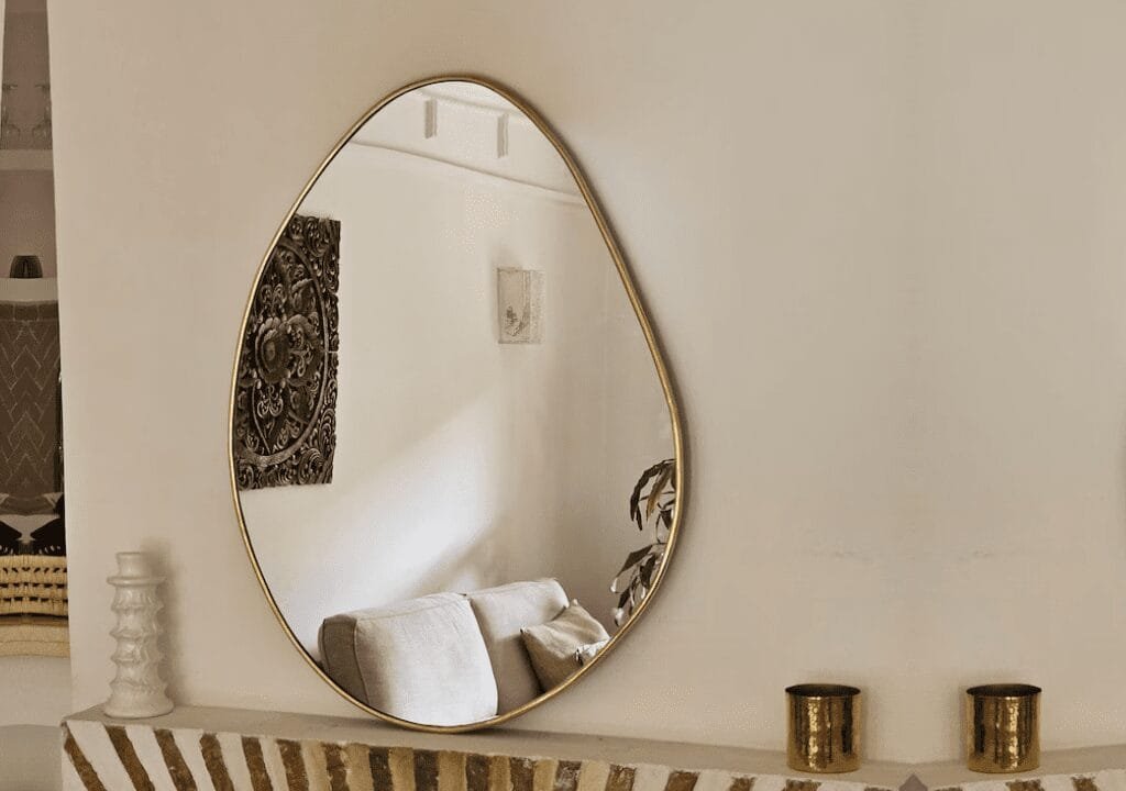 Moroccan Brass Wall Mirror