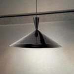 Modern Black Light Fixture for Kitchen Island