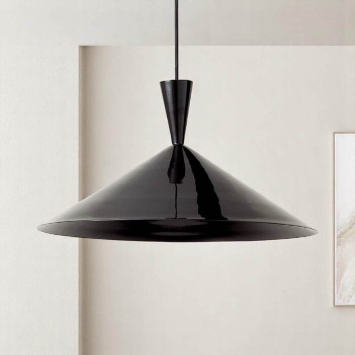 Modern Black Light Fixture for Kitchen Island