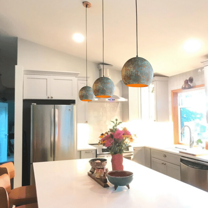 Copper Farmhouse Pendant Light