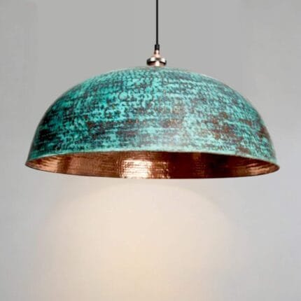 Hammered Copper Pendant Light