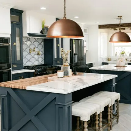 copper kitchen light fixtures