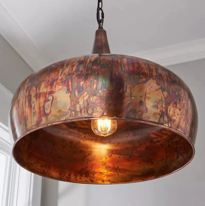 Copper Hanging Lampshade