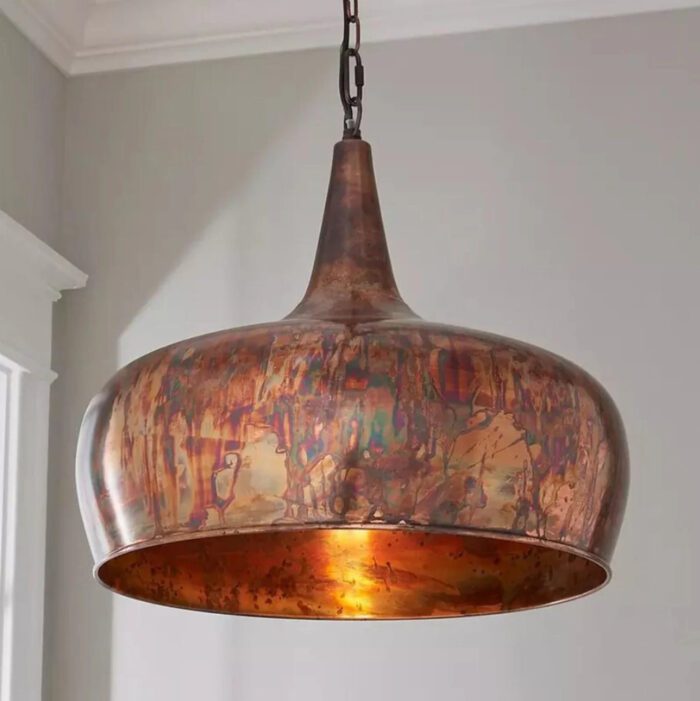 Copper Pendant Farmhouse Light