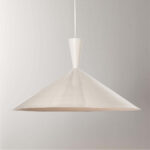 White Cone Pendant Light Fixture