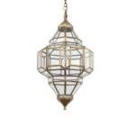 Geometric ceiling pendant light