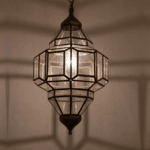 geometric hanging light