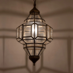 geometric pendant light