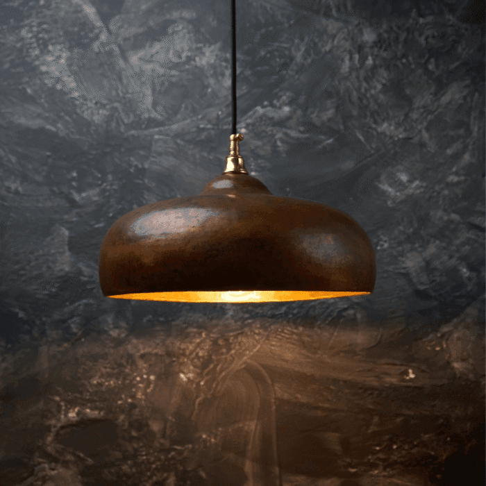 rustic pendant light
