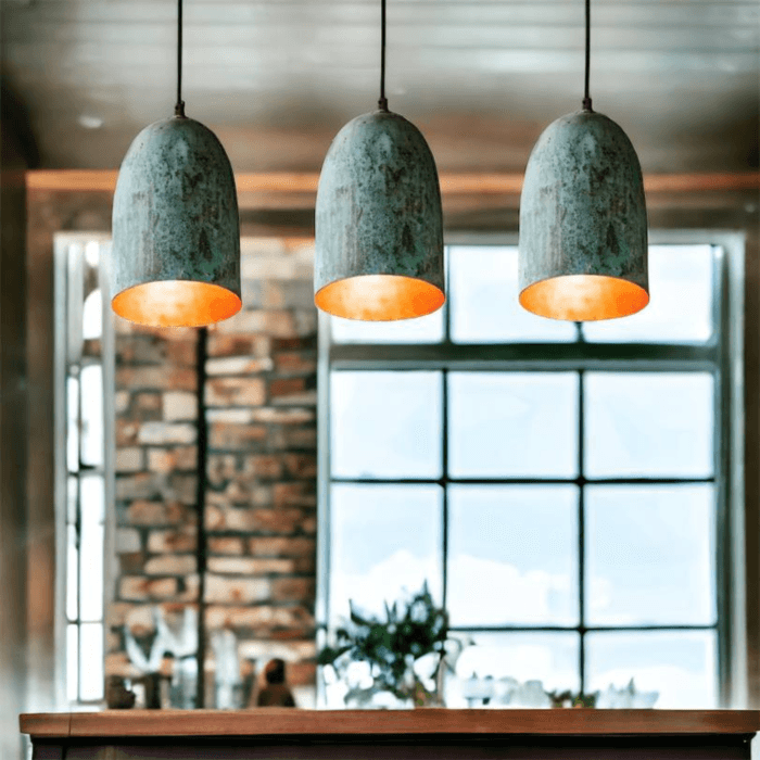 Copper Hanging Light