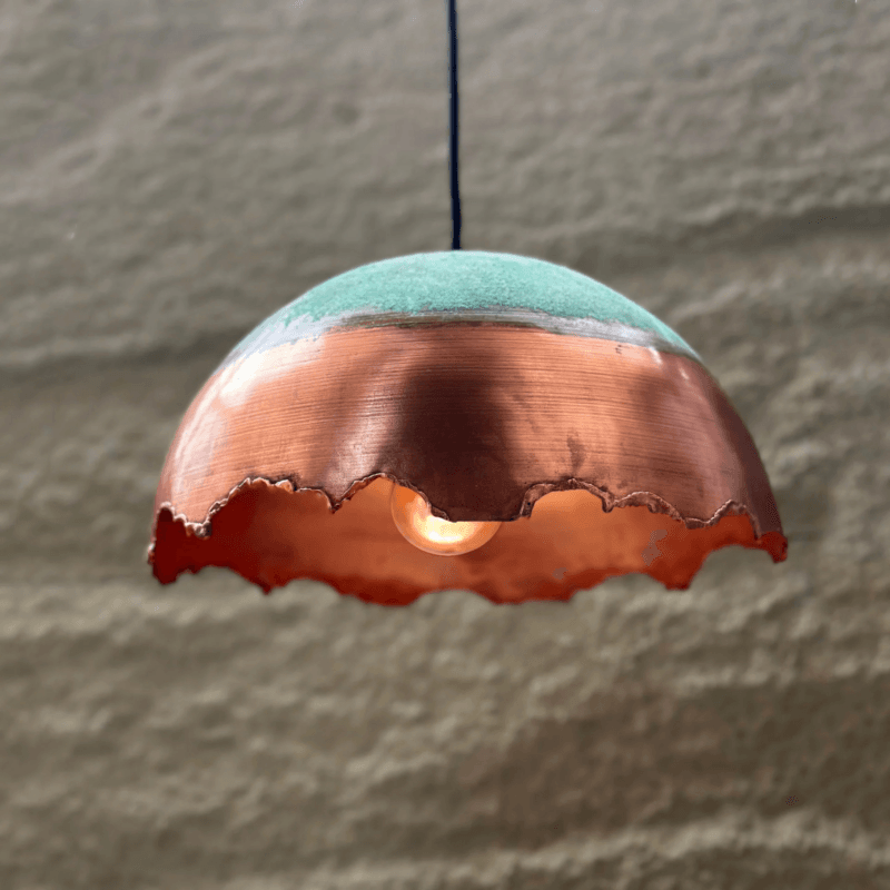 Patina Copper Pendant Light