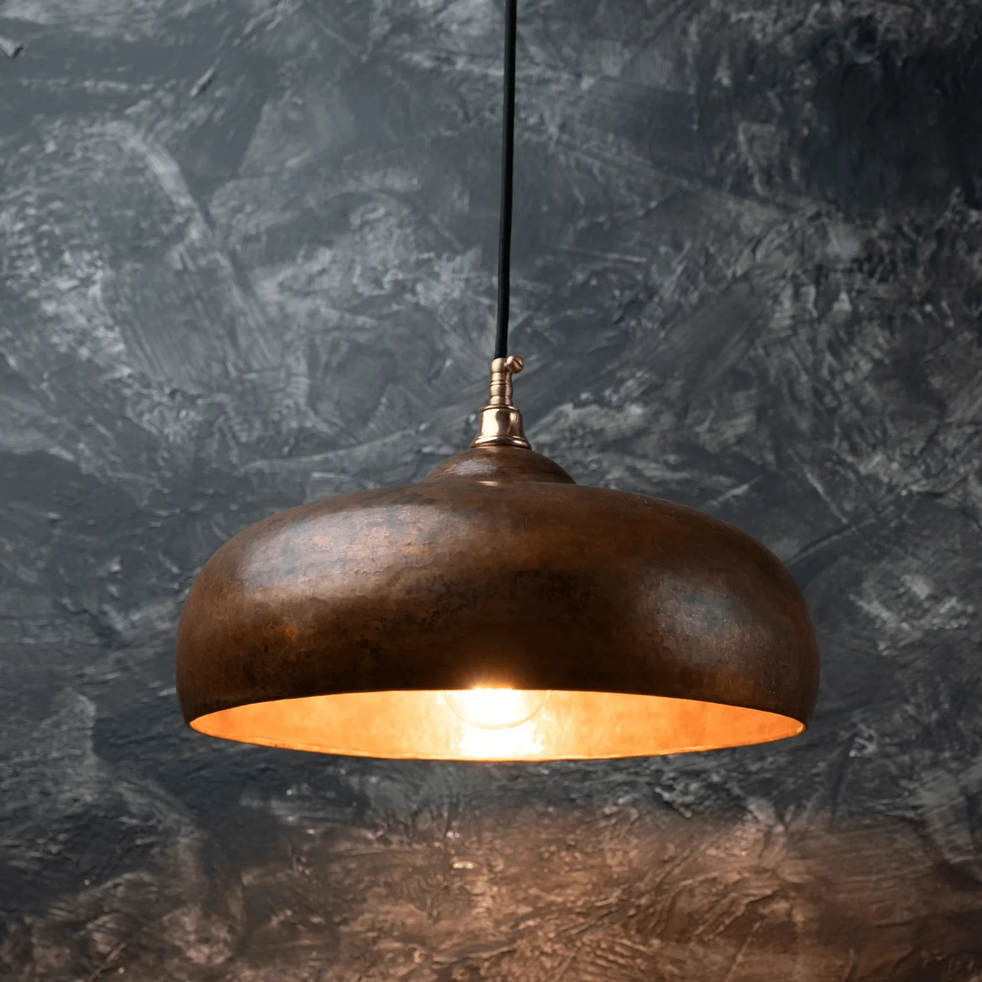 Rustic copper Pendant Light