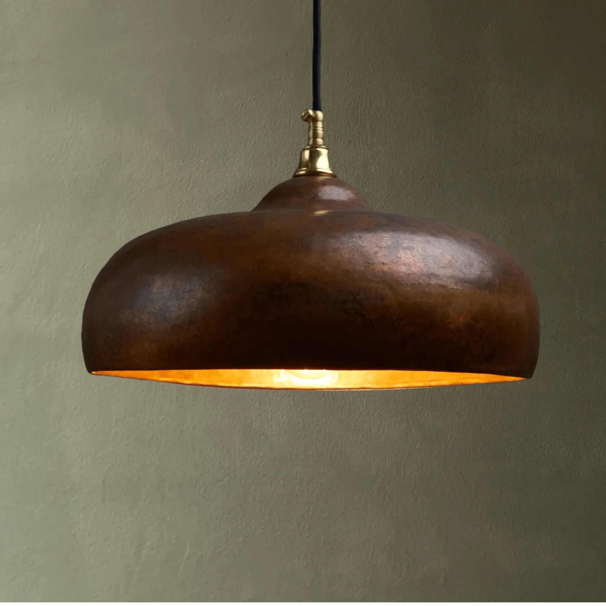 Vintage Rustic Copper Pendant Lights Rustic Pendant Light