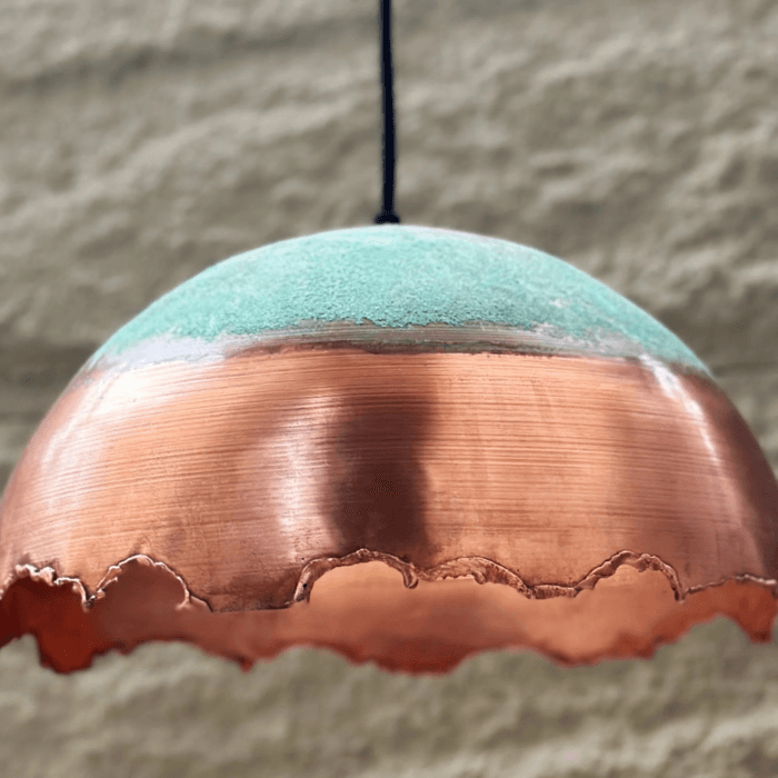 Patina Copper Pendant Light