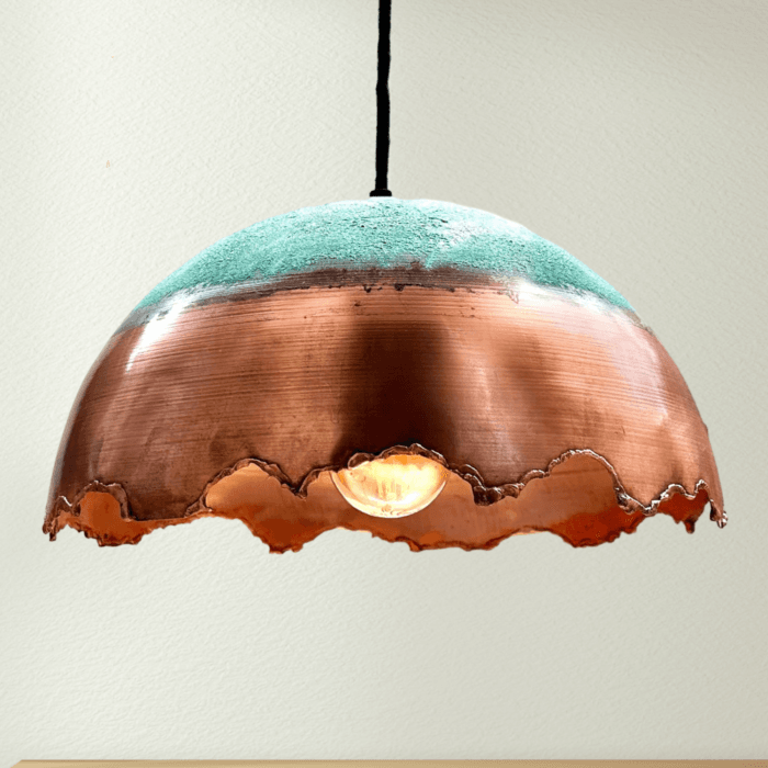 Patina Copper Pendant Light