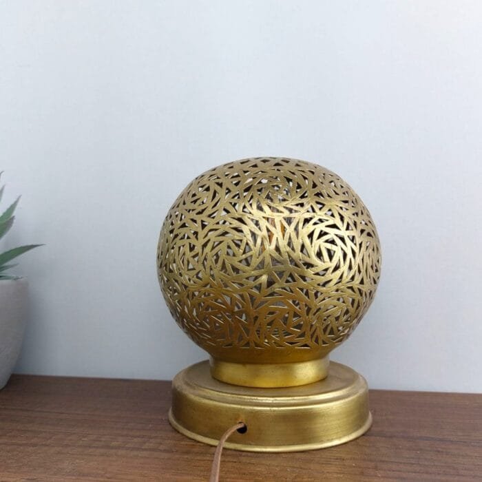 Moroccan Brass Table Lamp