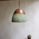 Earthy Copper Ceiling Light Fixture