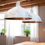 White Hanging Lamp